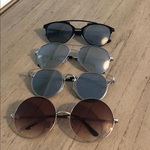 Set of 4 assorted sunglasses